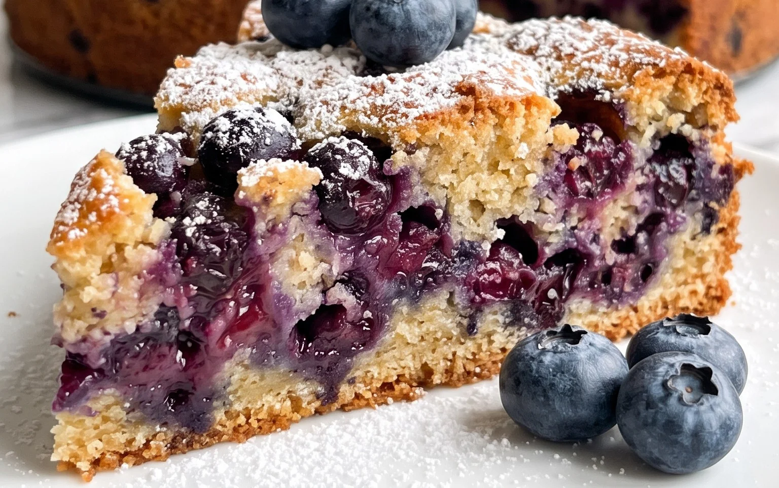 Blaubeerkuchen