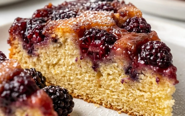 Blackberry Upside Down Cake